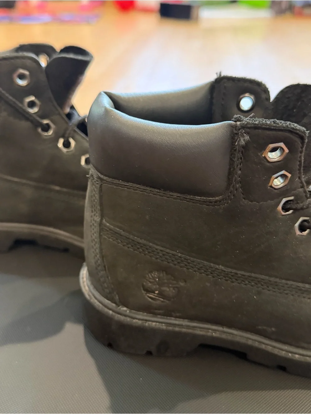 Timberland Waterproof Mens Black Suede Boots